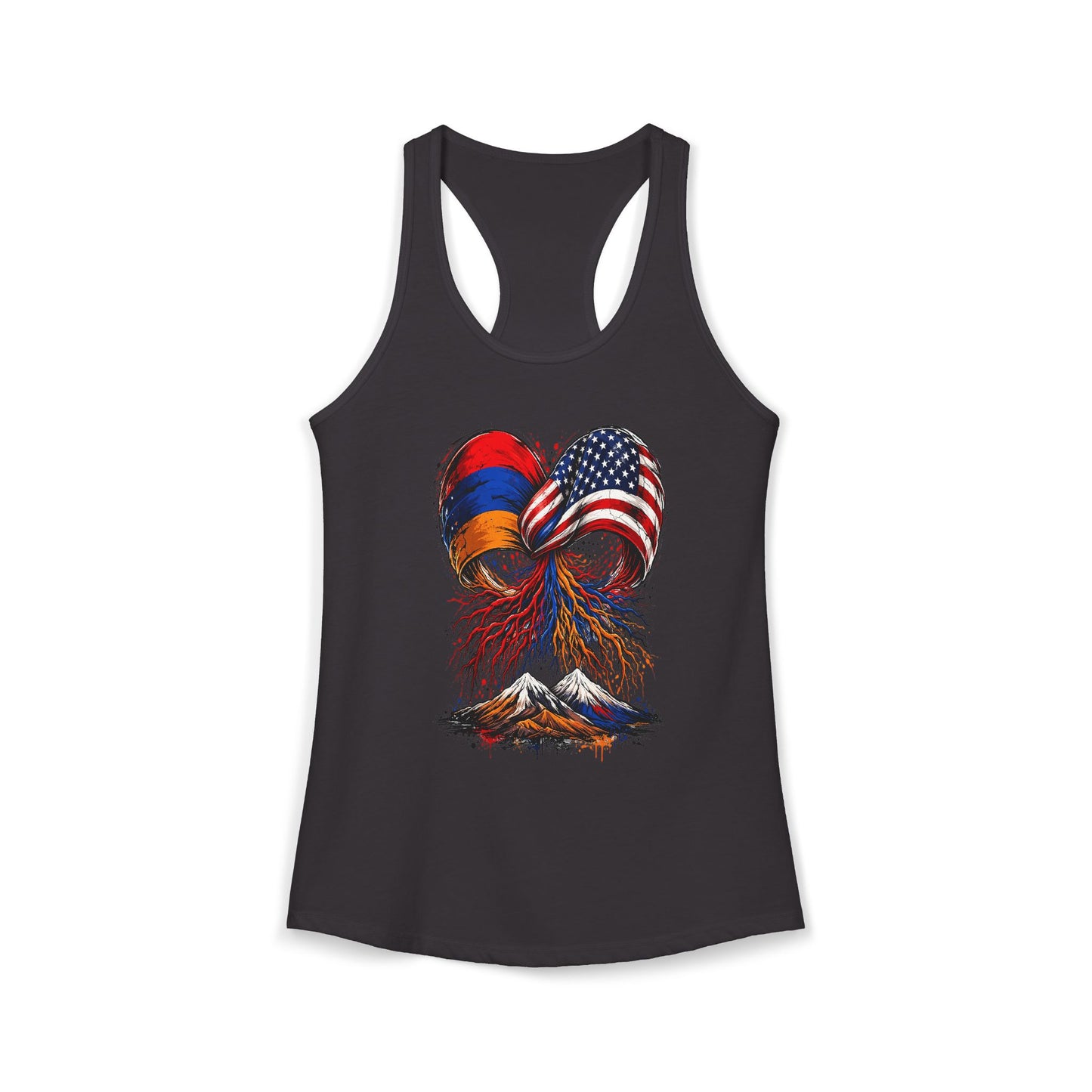 Armenian American Bow with Armenian roots Racerback