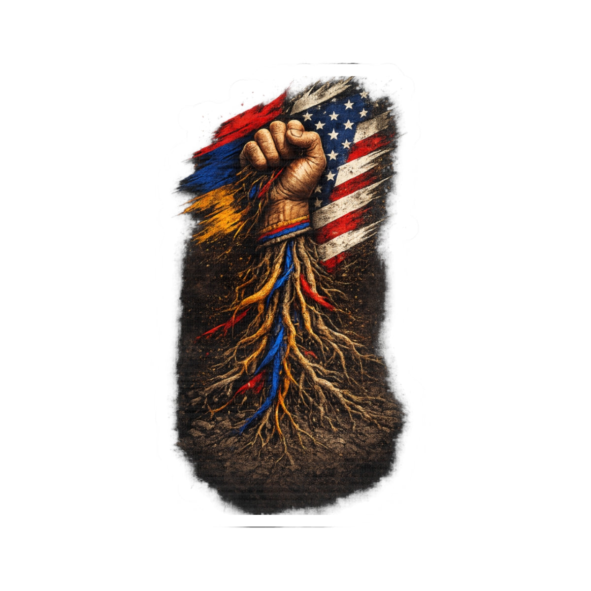 Armenian Roots Sticker